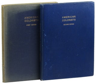 Item #47458 American Colonists in English Records First and Second Series: A Guide to Direct...
