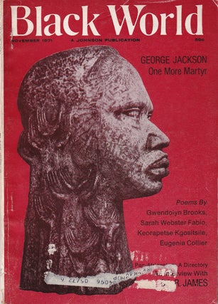 Item #47614 Black World, Vol. XXI, no. 1, November 1971. John H. Johnson