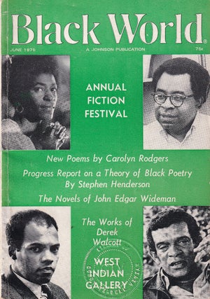 Item #47625 Black World, Vol. XXIV, no. 8, June 1975. John H. Johnson
