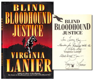 Item #48269 Blind Bloodhound Justice. Virginia Lanier