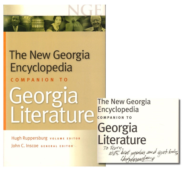 Item #48483 The New Georgia Encyclopedia Companion to Georgia Literature. Hugh Ruppersburg, John C. Inscoe.