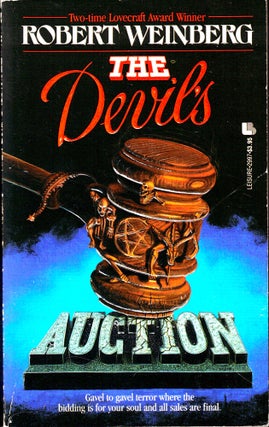 Item #48919 The Devil's Auction. Robert Weinberg