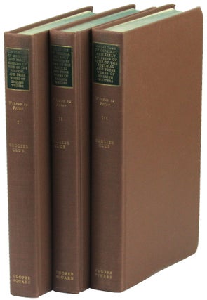 Item #49064 Catalogue of Original and Early Editions of some of the Poetical and Prose Works of...