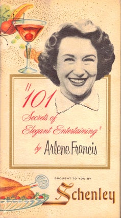 Item #49372 101 Secrets of Elegant Entertaining. Arlene Francis