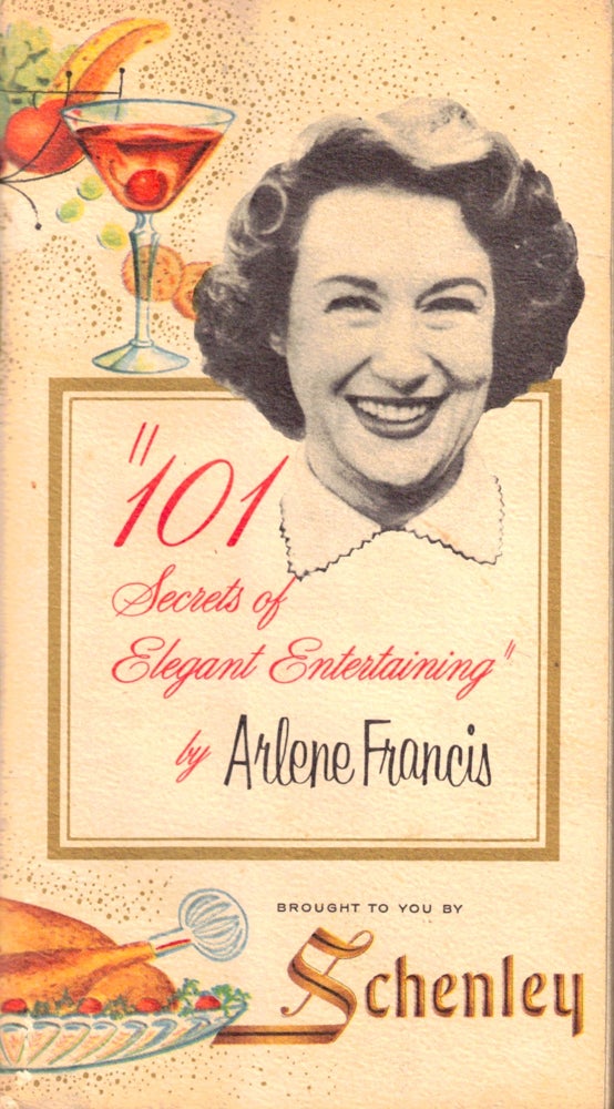 Item #49372 101 Secrets of Elegant Entertaining. Arlene Francis.