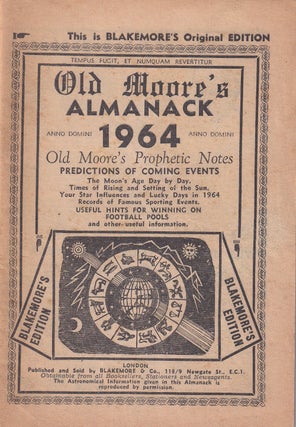 Item #49421 Old Moore's Almanack, for the Year 1964. Blakemore, Co