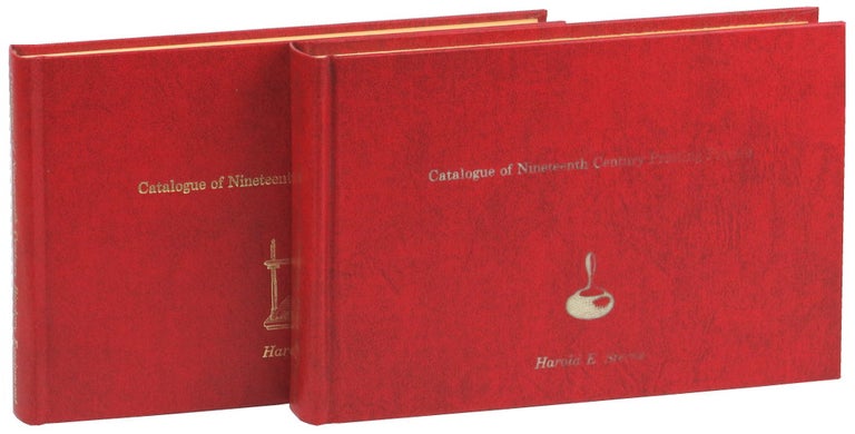 Item #49887 Catalogue of Nineteenth Century Bindery Equipment [Two Volume Set]. Harold E. Sterne.