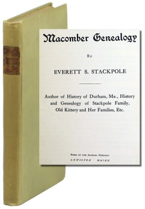Item #50058 Macomber Genealogy. Everett S. Stackpole