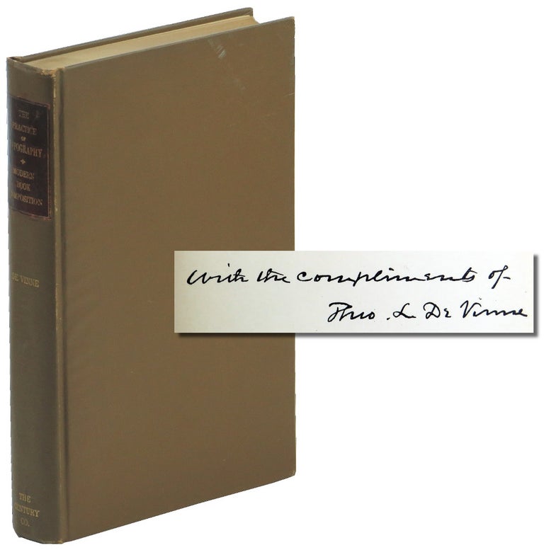 Item #51057 Modern Methods of Book Composition: A Treatise on Type-Setting by Hand and By Machine and on the Proper Arrangement and Imposition of Pages. Theodore Low De Venne.