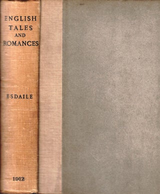 Item #51104 A List of English Tales and Prose Romances Printed Before 1740. Arundell Esdaile