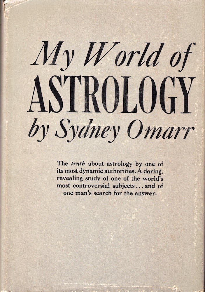 Item #51854 My World of Astrology. Sydney Omarr.