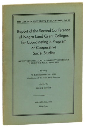 Item #53002 Report of the Second Conference of Negro Land Grant Colleges for Coordinating a...