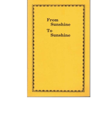 Item #53974 "From Sunshine to Sunshine" The Funeral and Rememberance of the Life of Bishop George...