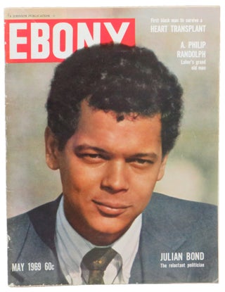 Item #54278 Ebony Magazine May, 1969 Julian Bond cover. John H. Johnson
