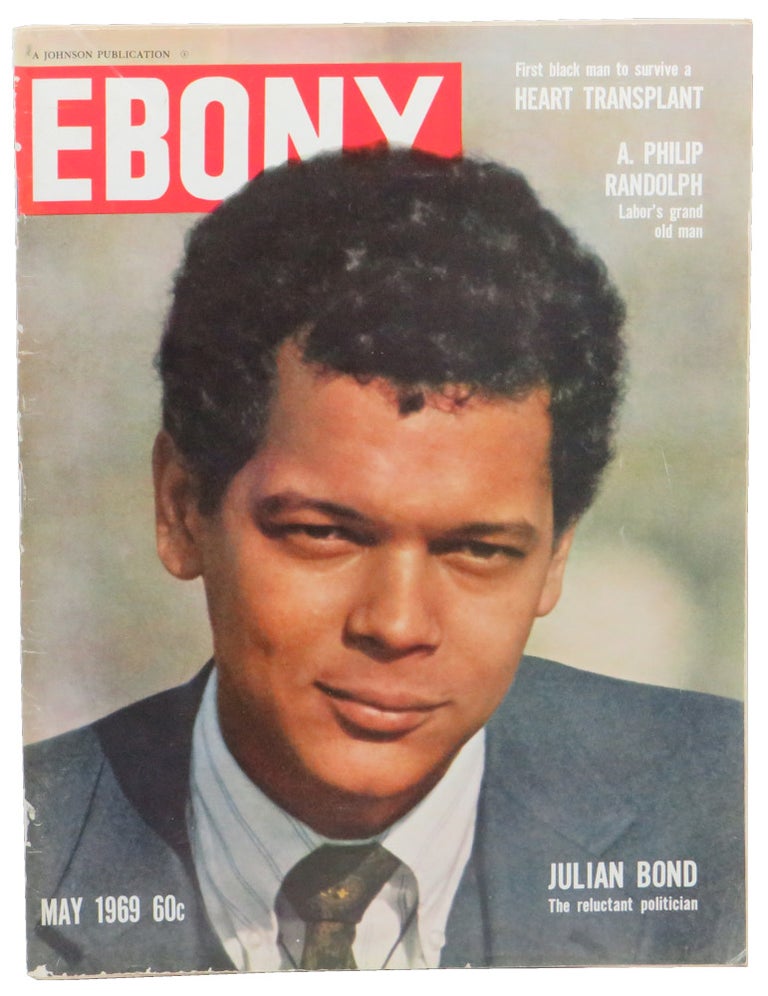Item #54278 Ebony Magazine May, 1969 Julian Bond cover. John H. Johnson.