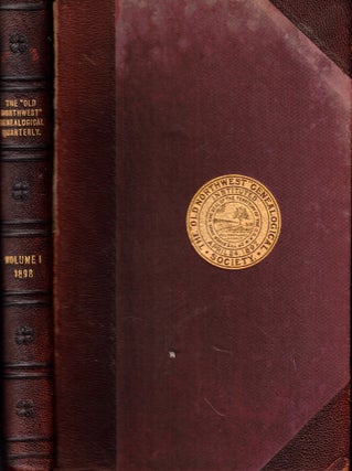 Item #54488 The "Old Northwest" Genealogical Quarterly 1898 Volume One, Numbers One Through Four....