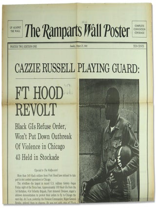 Item #54554 Ramparts Wall Poster, Poster Two, Edition One Sunday, August 25, 1968. Fred Gardner