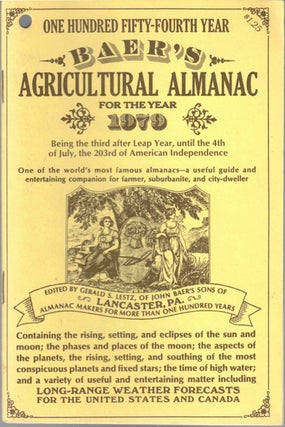 Item #55257 Baer's Agricultural Almanac For the Year 1979. Grosset, Dunlap