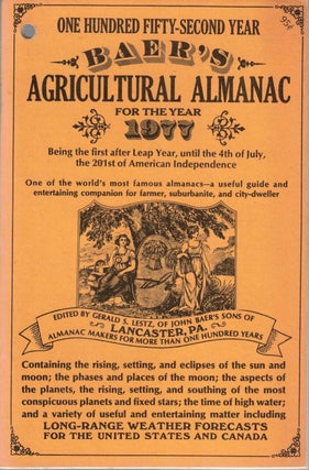 Item #55266 Baer's Agricultural Almanac For the Year 1977. Grosset, Dunlap