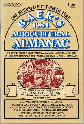 Item #55270 Baer's Agricultural Almanac For the Year 1984. Grosset, Dunlap
