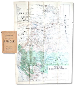 Item #55333 Nouvelle Carte de l'Afrique. Echelle 1/8.000.000. Collection des Cartes Taride