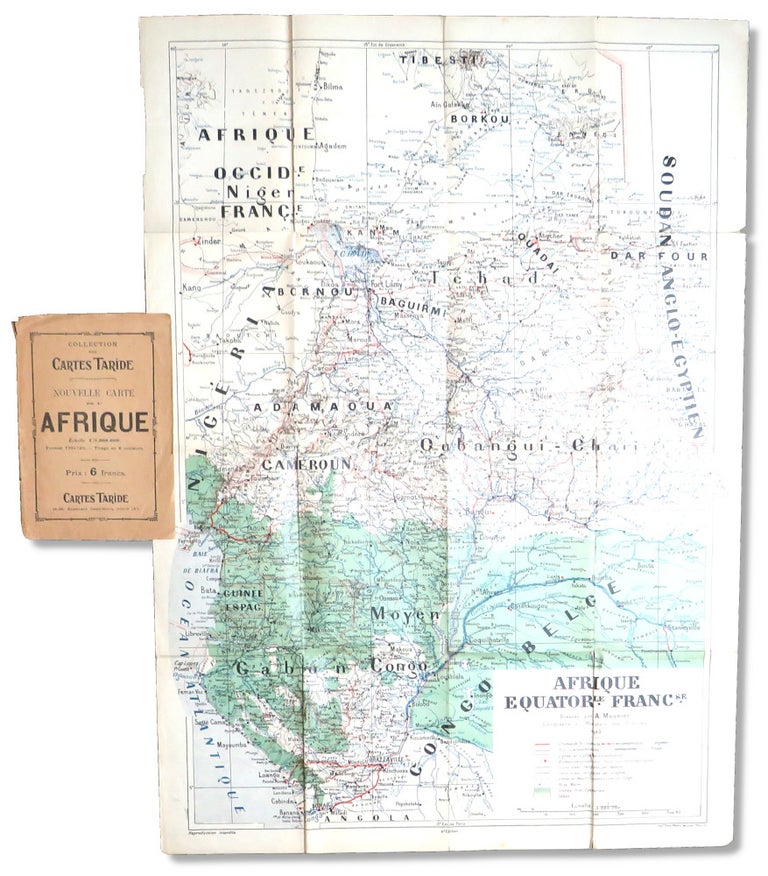 Item #55333 Nouvelle Carte de l'Afrique. Echelle 1/8.000.000. Collection des Cartes Taride.