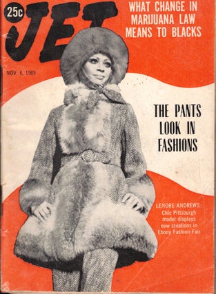 Item #55394 Jet Magazine September November 6, 1969 Lenore Andrews Cover. John H. Johnson