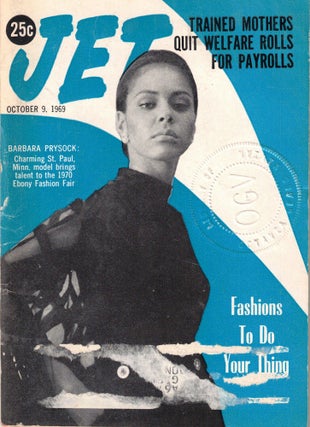 Item #55401 Jet Magazine October 9, 1969 Barbara Prysock Cover. John H. Johnson