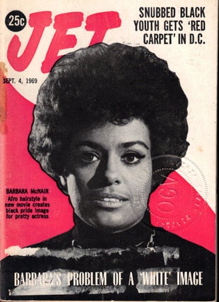 Item #55406 Jet Magazine September 4, 1969 Barbara McNair Cover. John H. Johnson
