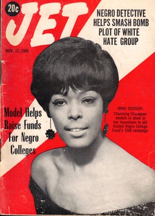 Item #55422 Jet Magazine November 17, 1966 Irma Denson Cover. John H. Johnson