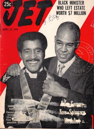 Item #55431 Jet Magazine April 24, 1969 Sammy Davis Jr. Cover. John H. Johnson