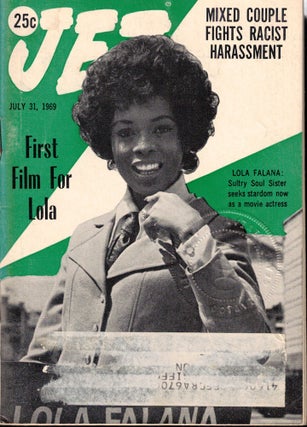 Item #55443 Jet Magazine July 31, 1969 Lola Falana Cover. John H. Johnson