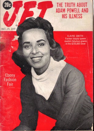 Item #55452 Jet Magazine October 29, 1959 Elaine Smith Cover. John H. Johnson