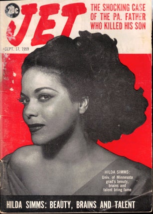 Item #55453 Jet Magazine September 17, 1959 Hilda Simms Cover. John H. Johnson