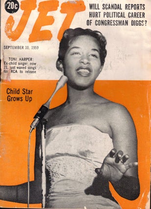 Item #55455 Jet Magazine September 10, 1959 Toni Harper Cover. John H. Johnson