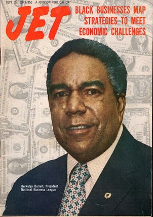 Item #55456 Jet Magazine September 27, 1973 Berkeley Burrell Cover. John H. Johnson