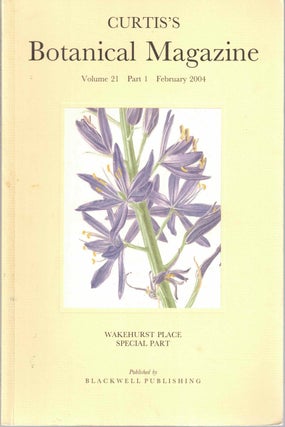 Item #55511 Curtis's Botanical Magazine Volume 21 Part 1 February 2004. Martyn Rix
