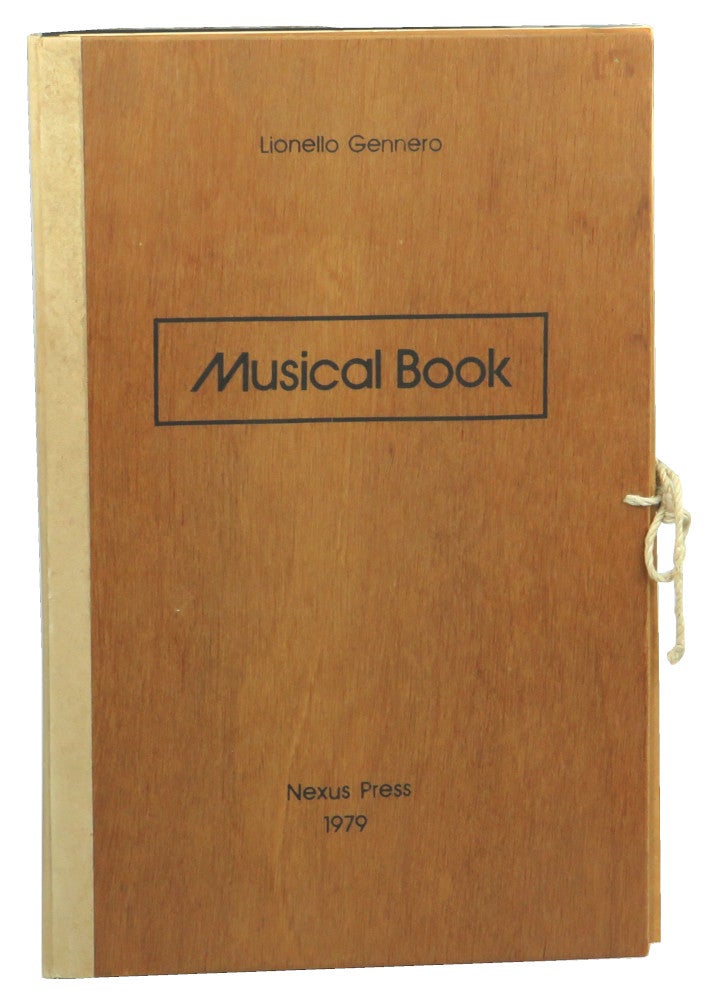 Item #55592 Musical Book. Lionello Gennero in Collaboration, Michael Goodman.