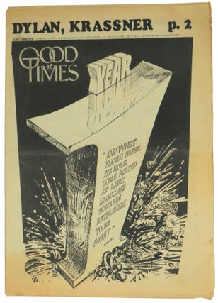 Item #55637 Good Times Volume Three Number One January 1, 1970