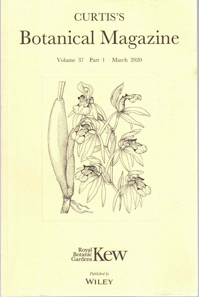 Item #55759 Curtis's Botanical Magazine Volume 37 Part 1 March 2020. Martyn Rix.