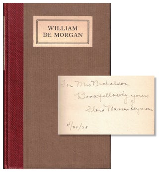Item #55785 William De Morgan: A Post-Victorian Realist. Flora Warren Seymour
