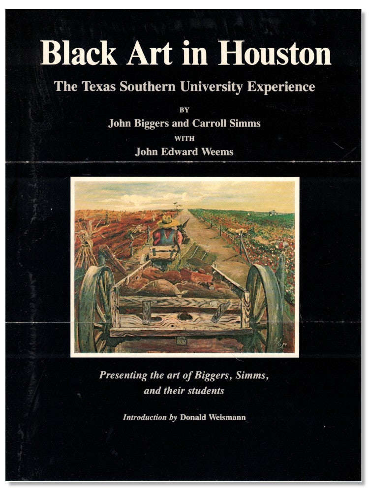 Item #55907 Order Form/ Poster For "Black Art in Houston: The Texas Southern University Experience by John Biggers and Carroll Simms with John Edward Weems" John Biggers.