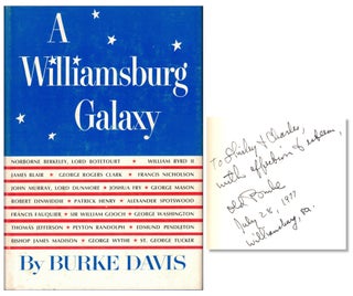 Item #56053 A Williamsburg Galaxy. Burke Davis