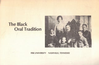 Item #56116 The Black Oral Tradition. Dr. Roger Abrahams