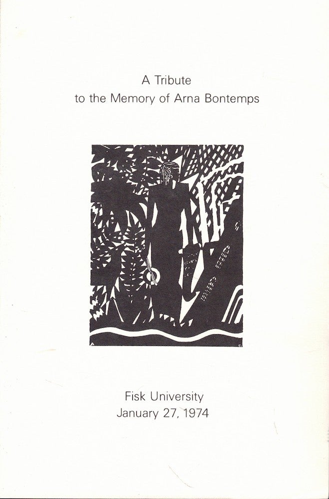 Item #56128 A Tribute to the Memory of Arna Bontemps. Arna Bontemps.