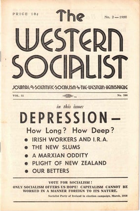 Item #56407 The Western Socialist: Journal of Scientific Socialism in the Western Hemisphere, No....