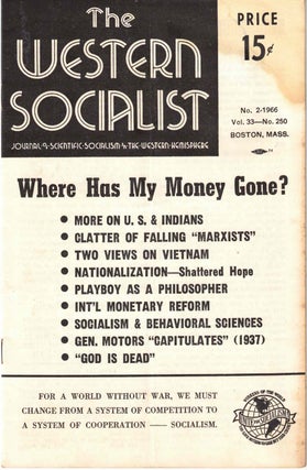 Item #56421 The Western Socialist: Journal of Scientific Socialism in the Western Hemisphere, No....
