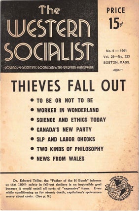 Item #56435 The Western Socialist: Journal of Scientific Socialism in the Western Hemisphere, No....