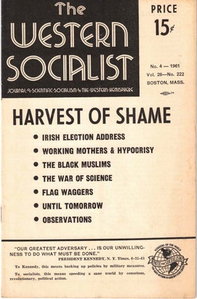 Item #56441 The Western Socialist: Journal of Scientific Socialism in the Western Hemisphere, No....