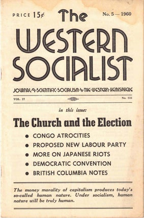Item #56446 The Western Socialist: Journal of Scientific Socialism in the Western Hemisphere, No....